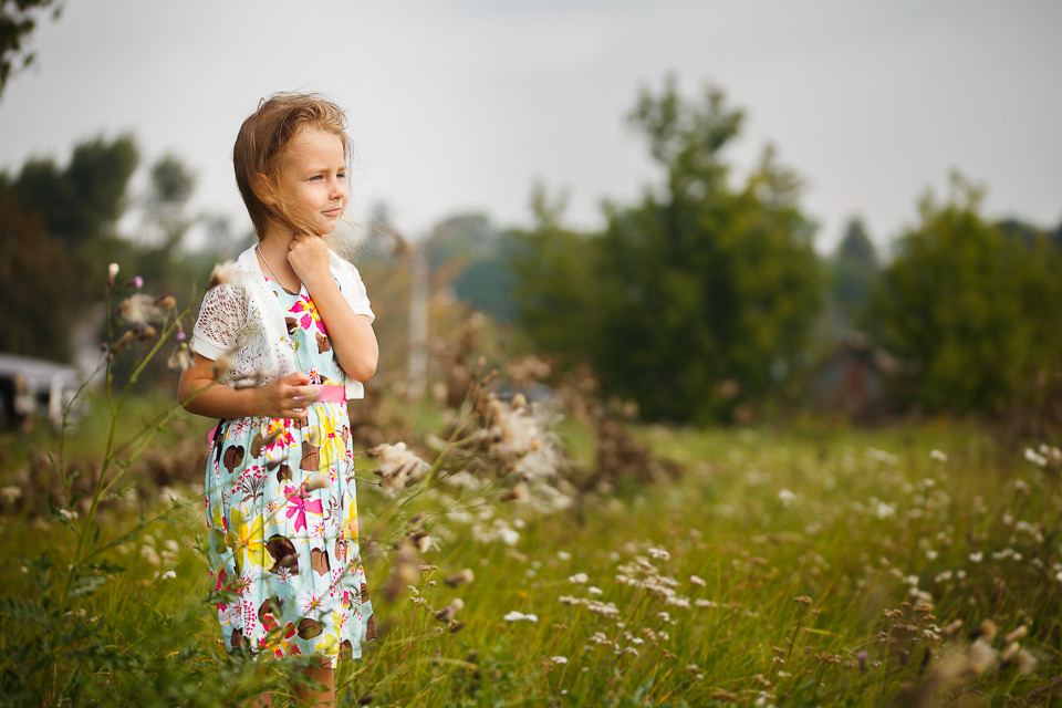 Детская фотосъемка для Ульяны на открытом воздухе в Минске