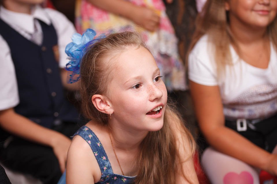 Фото девочки на детском празднике в ресторане в Минске