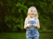 Детская фотосессия в парке-1